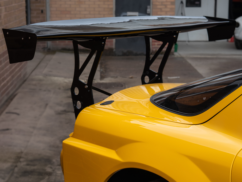 Body Kit Fitting Yellow Car