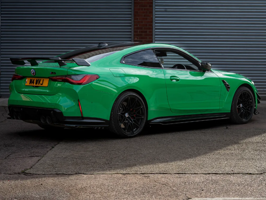 Green BMW Car Spoiler